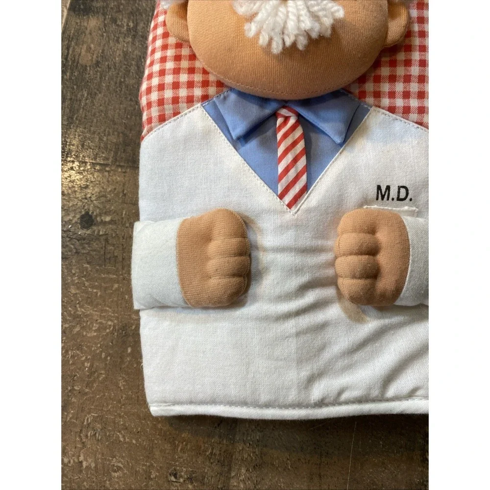 Vintage HotMitt King Dr. M.D. Oven Mitt 3D Character Potholder Novelty 90s Retro